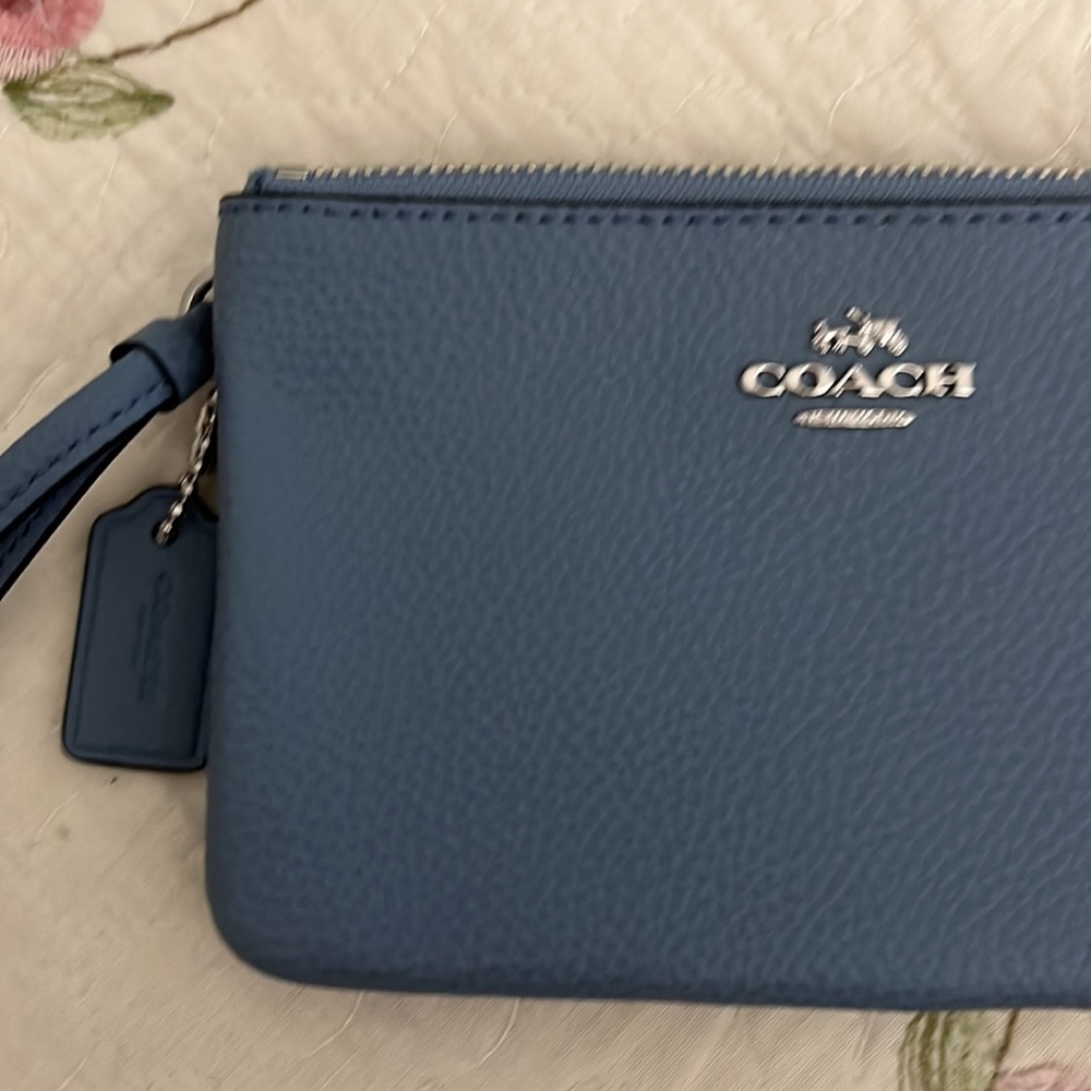 Coach wristlet Blue - Picture 3 of 4